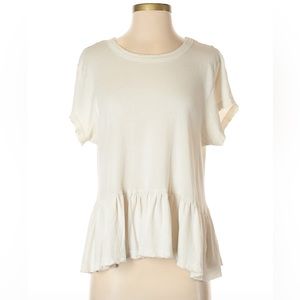 Worn-In Cream Blouse - The Great